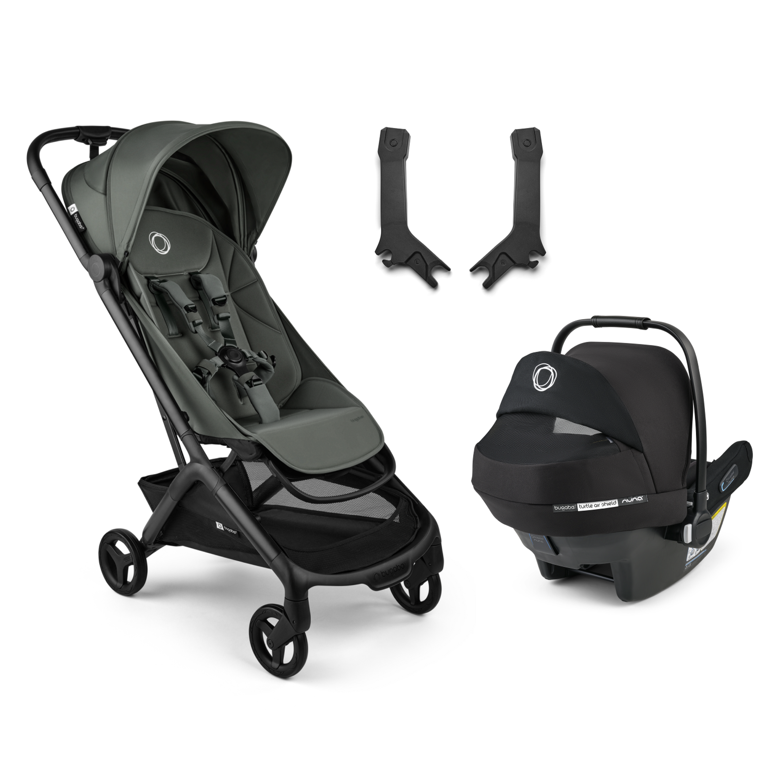 Bugaboo Butterfly ベビーカー グレー Bugaboo Butterfly 2 Plus Travel System Bundle | Bugaboo